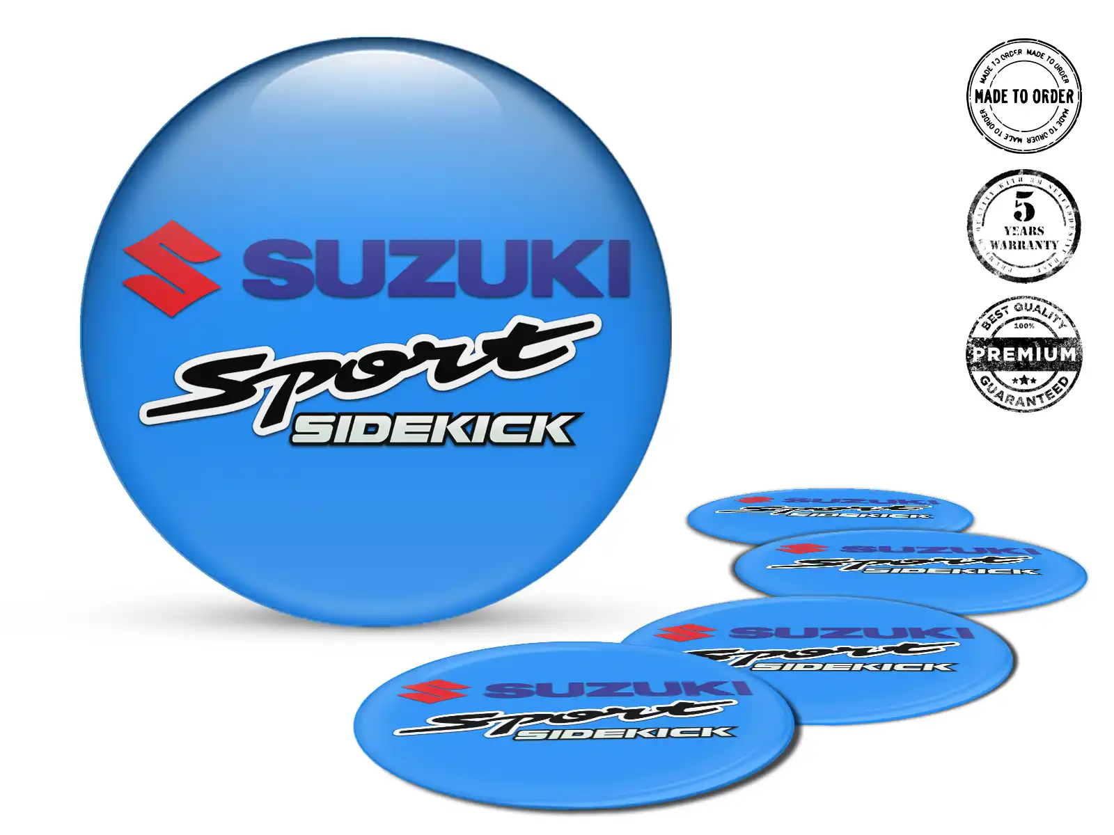 Suzuki Insignias Bombadas Edición Pegatinas de Alta Calidad